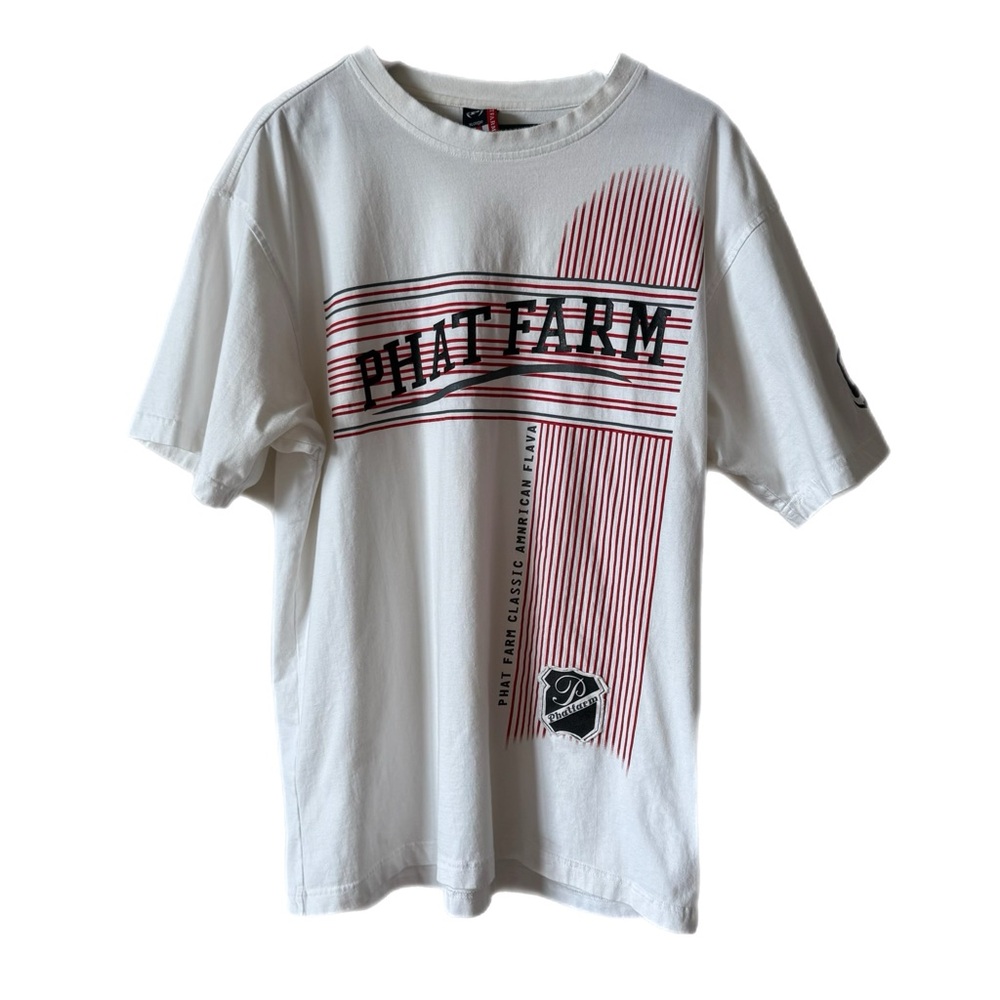 PHAT FARM T-Shirt Vtg 90s Y2K Hip Hop Rap Streetwear Urban Def Jam Sz XL
